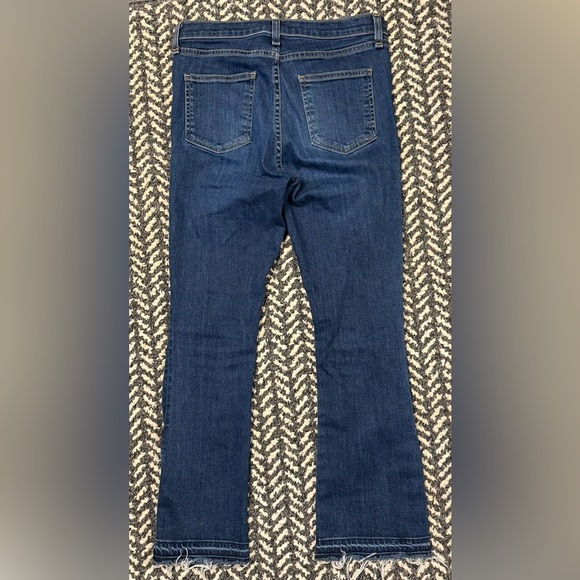 VERONICA BEARD 10” Carolyn Baby Boot Jean with Button Hem in Dark Sea Size 27 - Picture 10 of 11